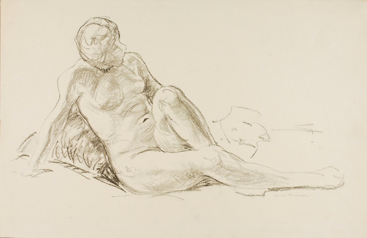 Desnudo reclinado de Alfred H. Maurer