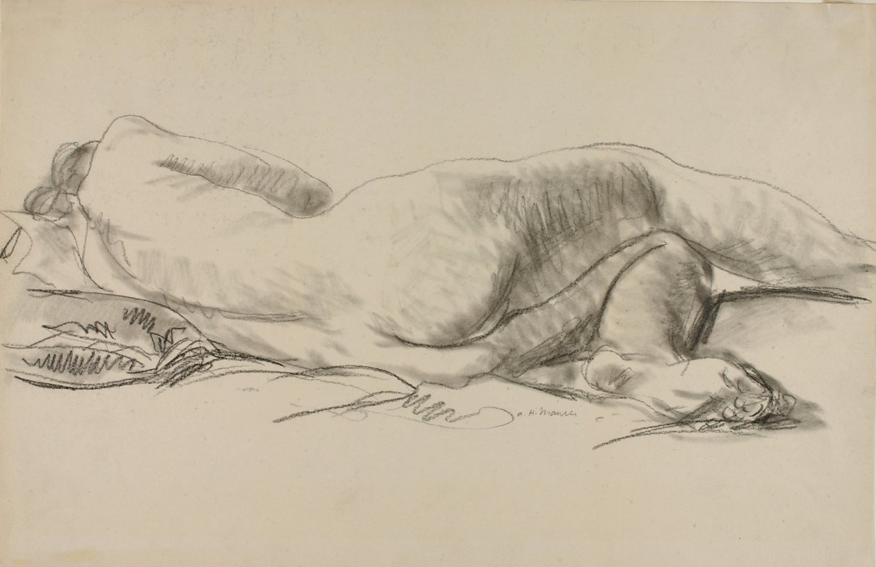 Desnudo reclinado de Alfred H. Maurer
