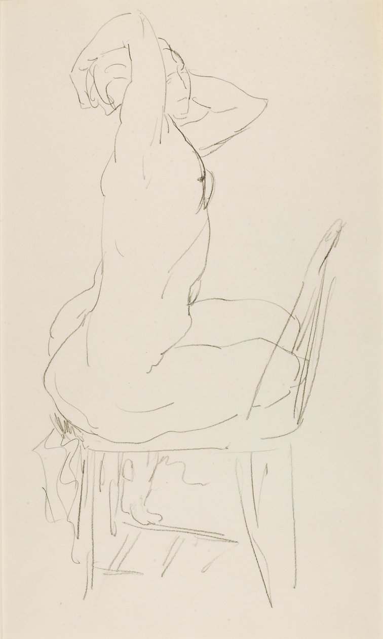 Desnudo sentado de Alfred H. Maurer