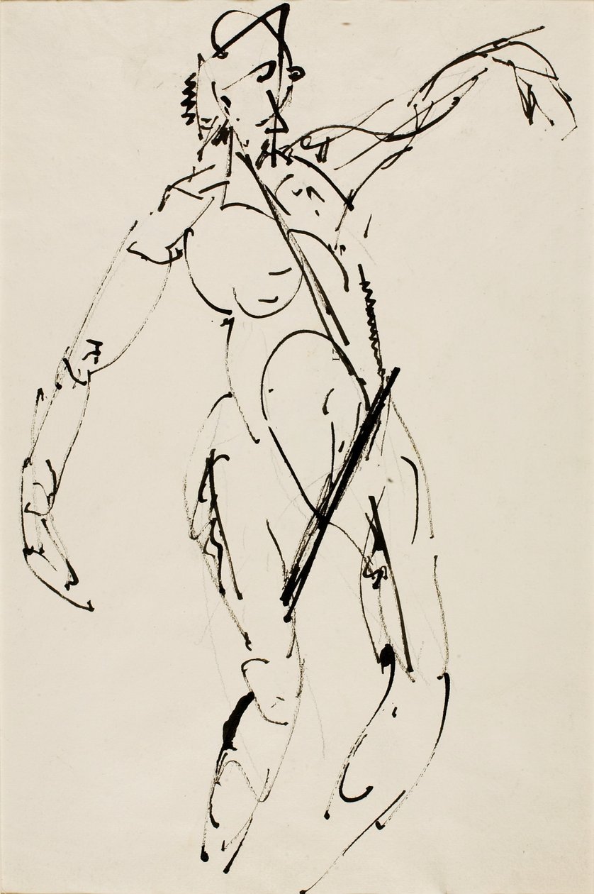 Desnudo de pie de Alfred H. Maurer