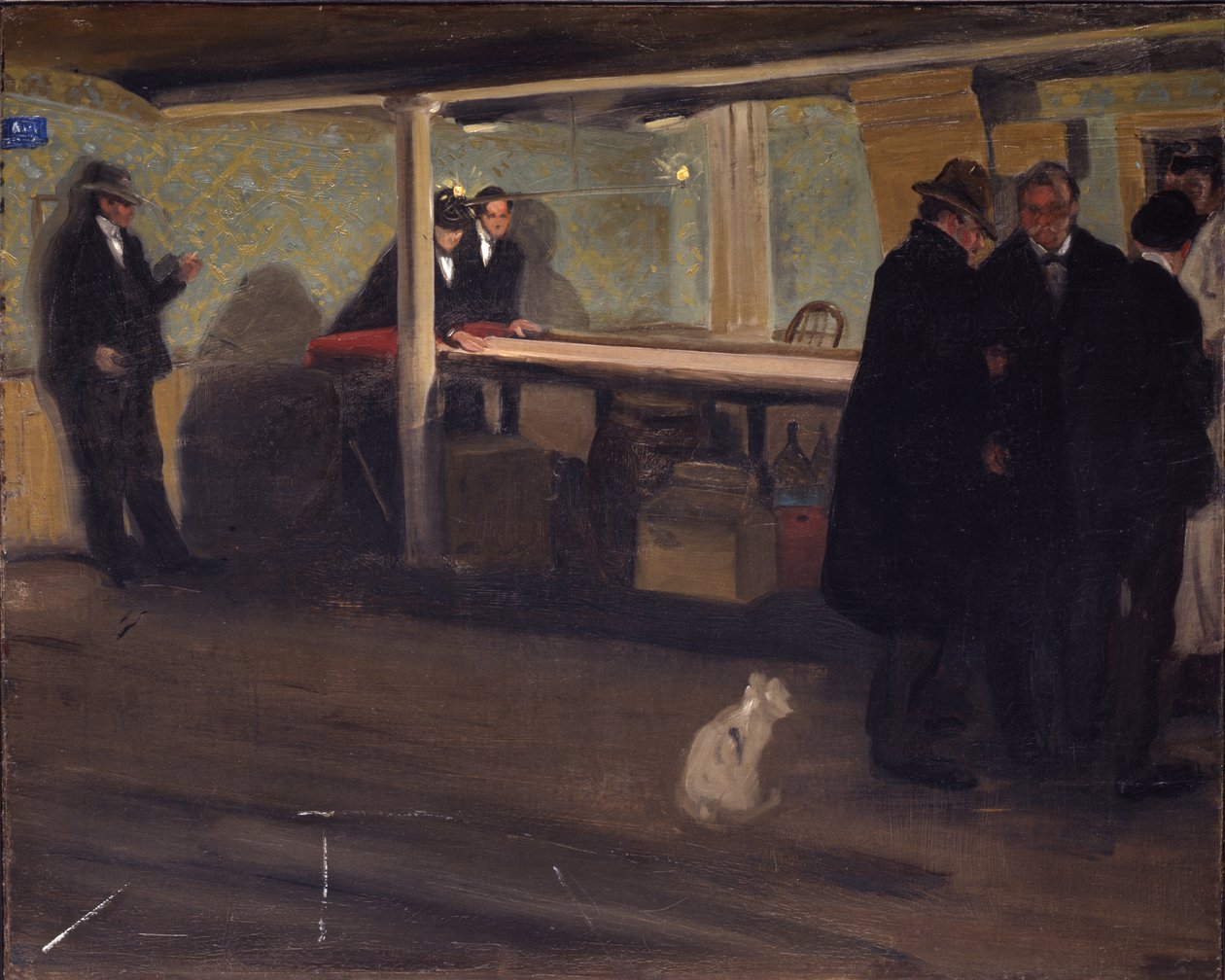 Tarde en el club de Alfred Henry Maurer