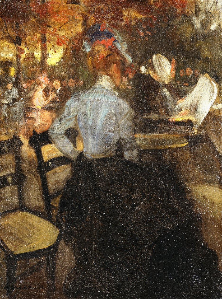 El café, c.1900 de Alfred Henry Maurer