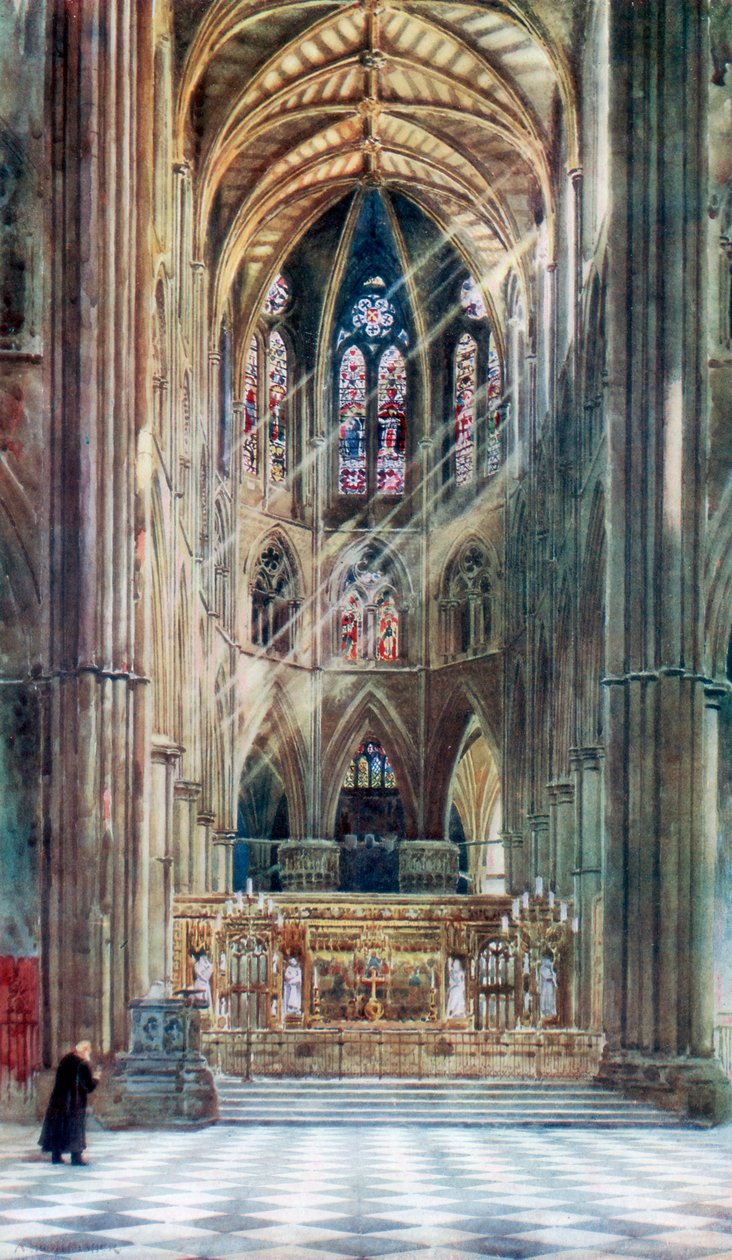 Abadía de Westminster, Londres de Alfred Hugh Fisher