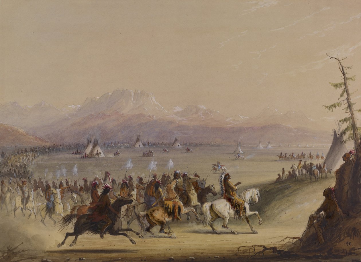 Cabalgata de Alfred Jacob Miller