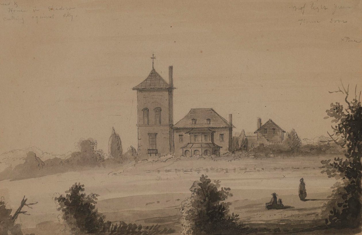 Residencia de campo de Reverdy Johnson de Alfred Jacob Miller