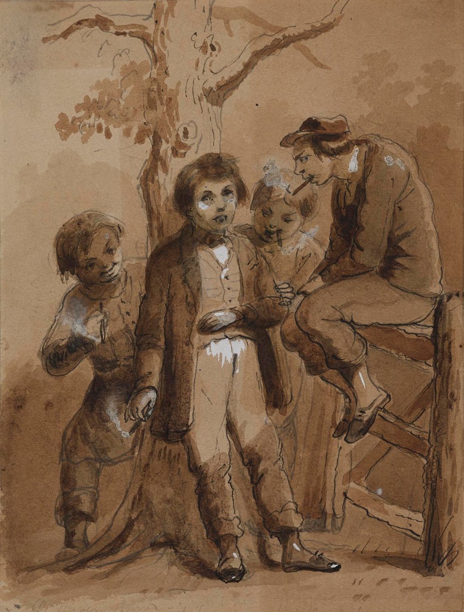 Sam borracho de Alfred Jacob Miller