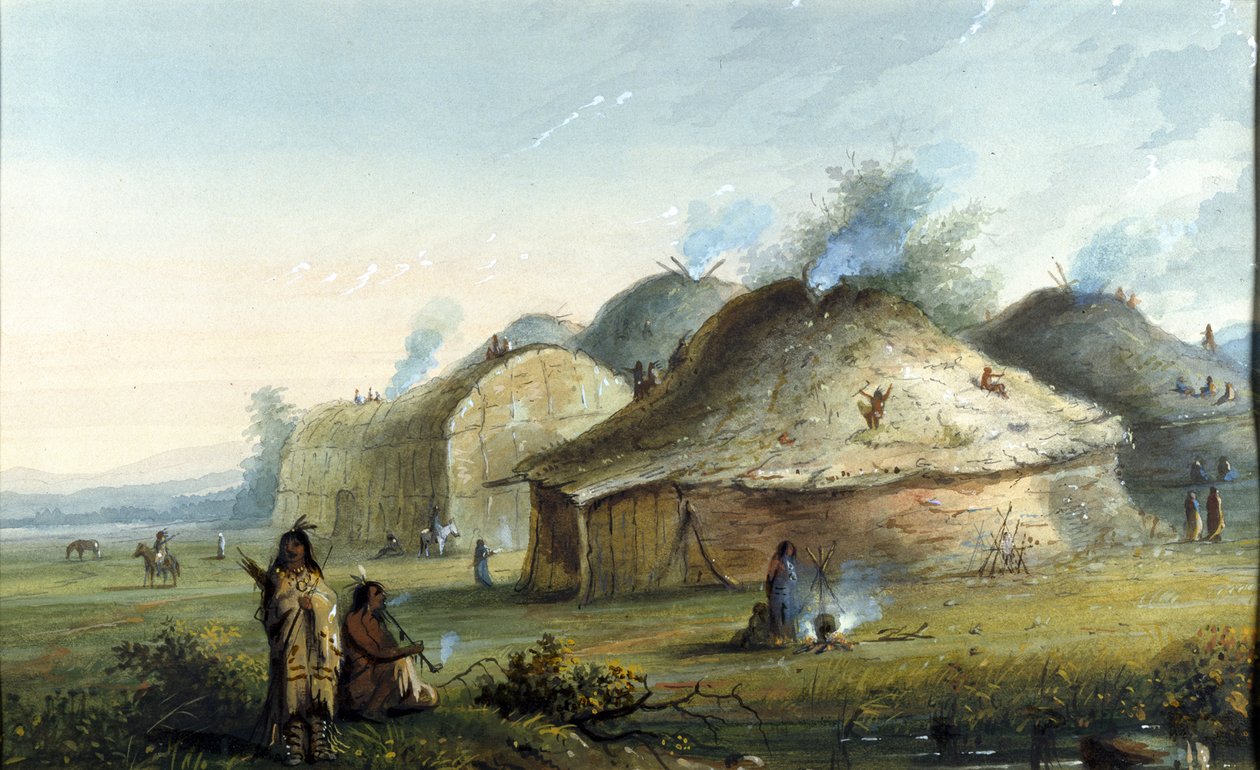 Albergues indígenas de Alfred Jacob Miller