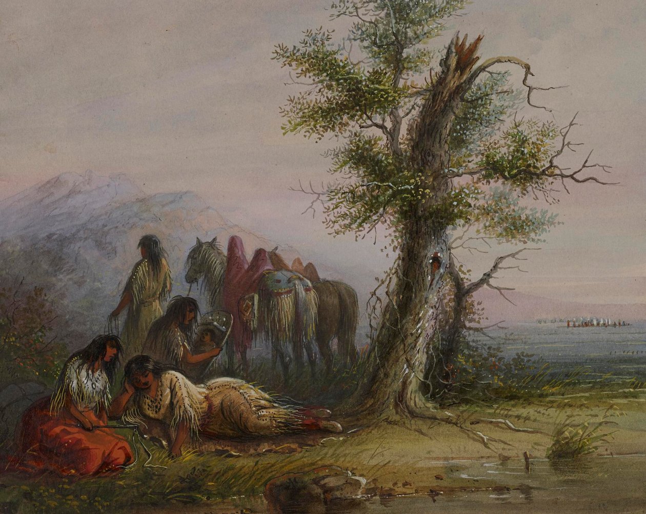 Mujeres indias de Alfred Jacob Miller
