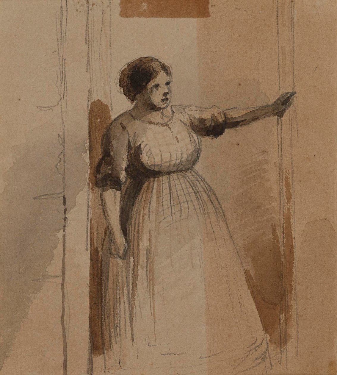Milly Ye: Boceto de Cook Street de Alfred Jacob Miller