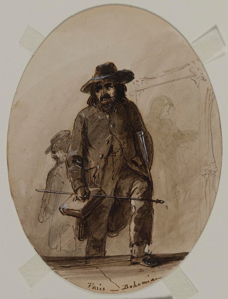 París, bohemio, embrión Scheffer o Delacroix de Alfred Jacob Miller