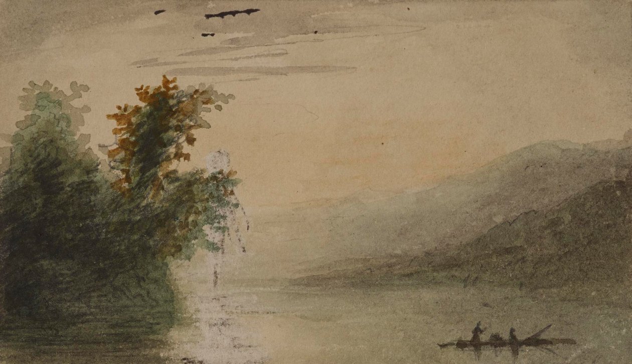 Vista de un río de Alfred Jacob Miller