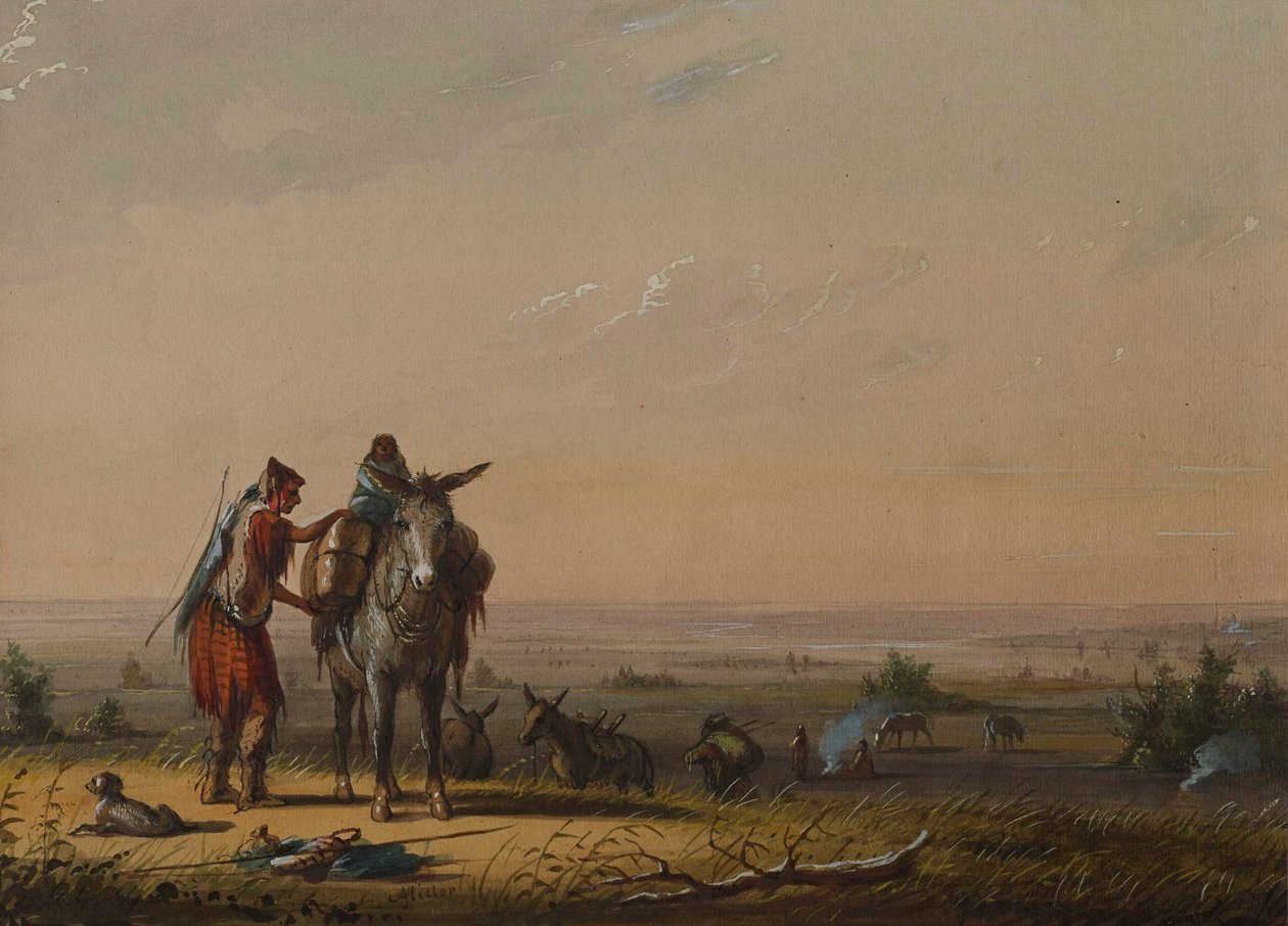 Los «Root-Diggers» de Alfred Jacob Miller