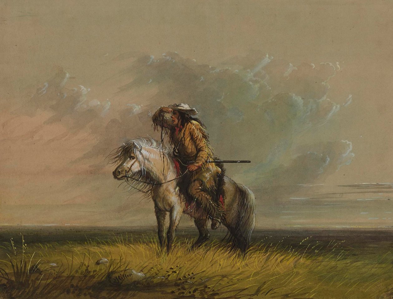 El novato perdido de Alfred Jacob Miller
