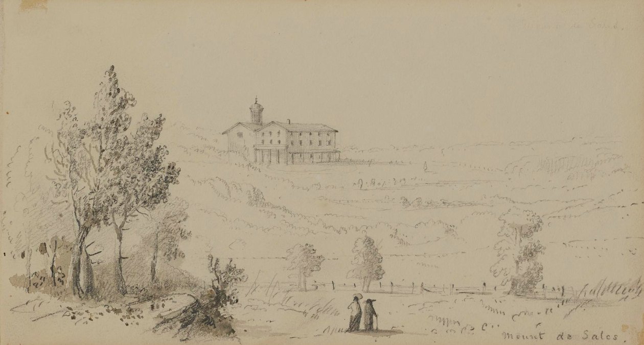 Vista del monte de Sales de Alfred Jacob Miller