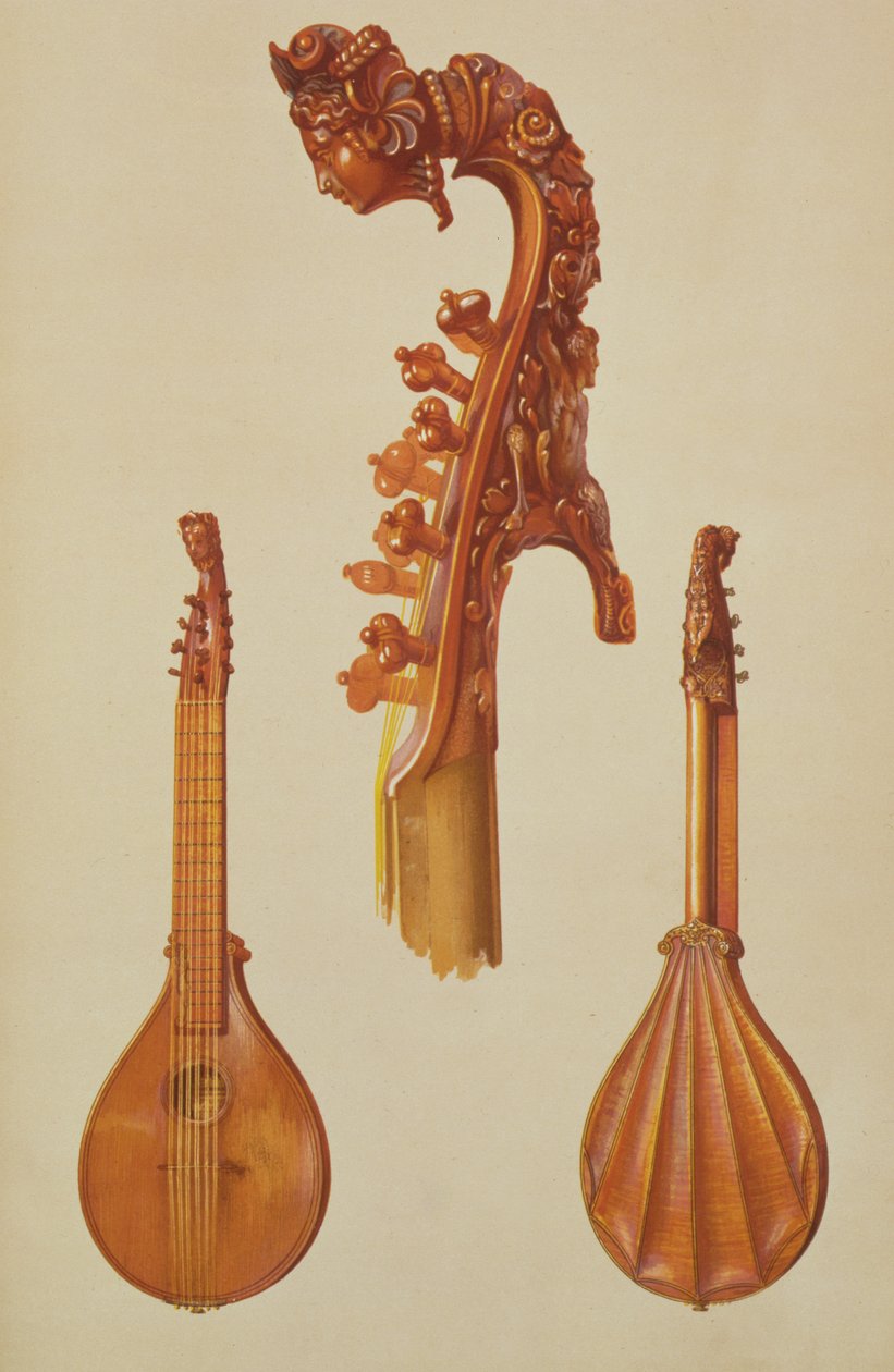 Cítara hecha por Antonio Stradivarius (c.1644-1737) 1700, de 