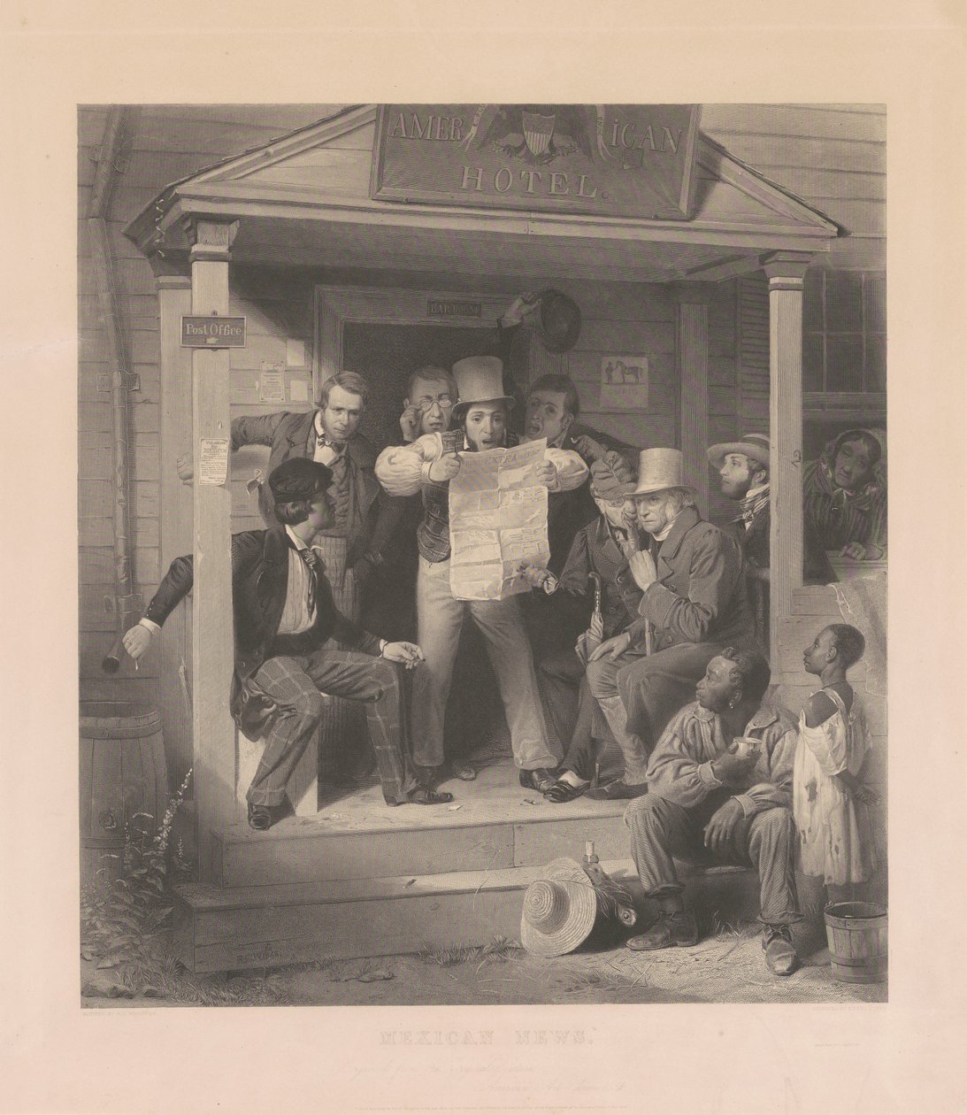 Noticias mexicanas de Alfred Jones, after Richard Caton Woodville