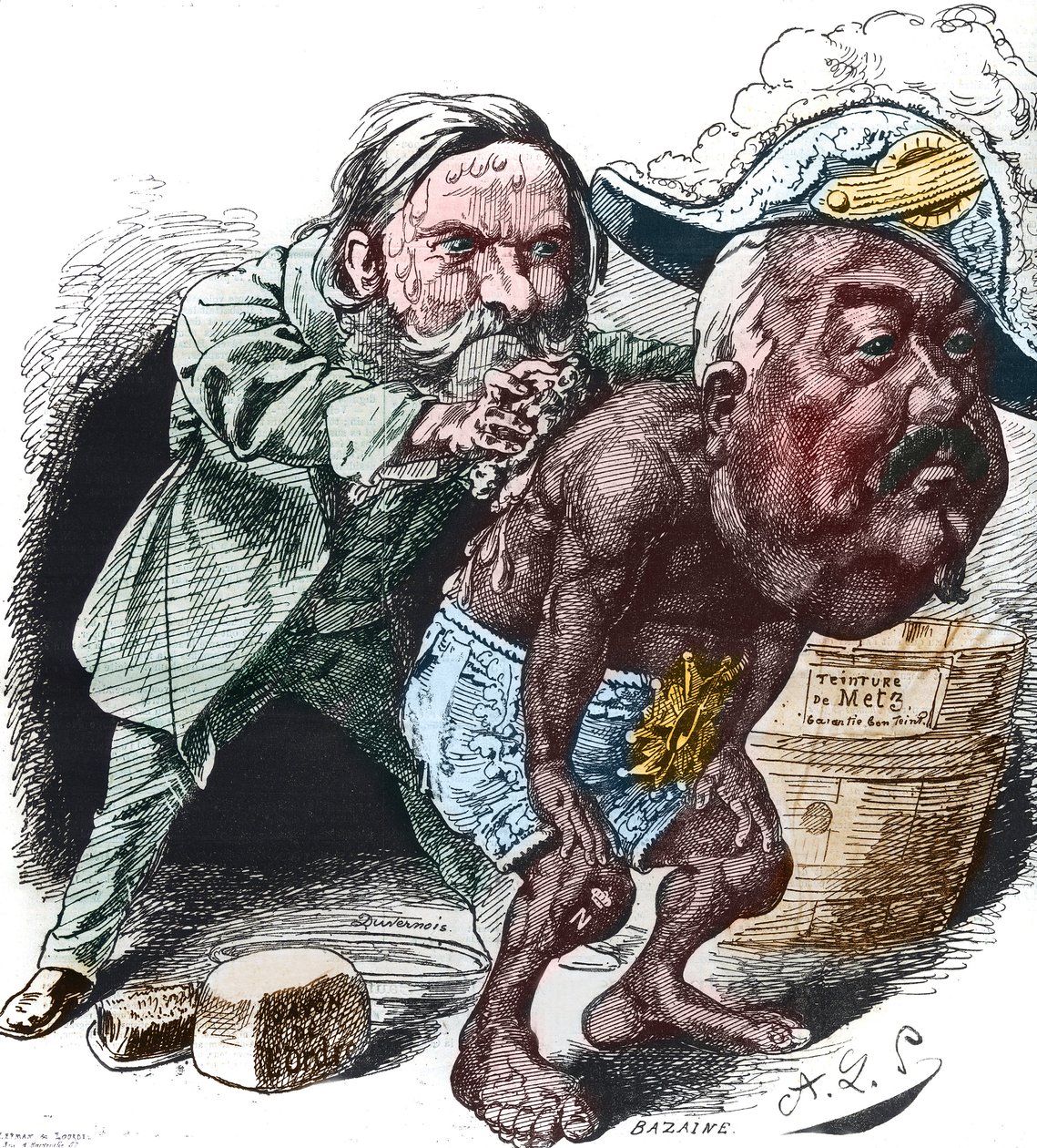 Clément Duvernois (1836-1879), político francés, intentó limpiar a François Achille Bazaine (François-Achille de Alfred Le Petit