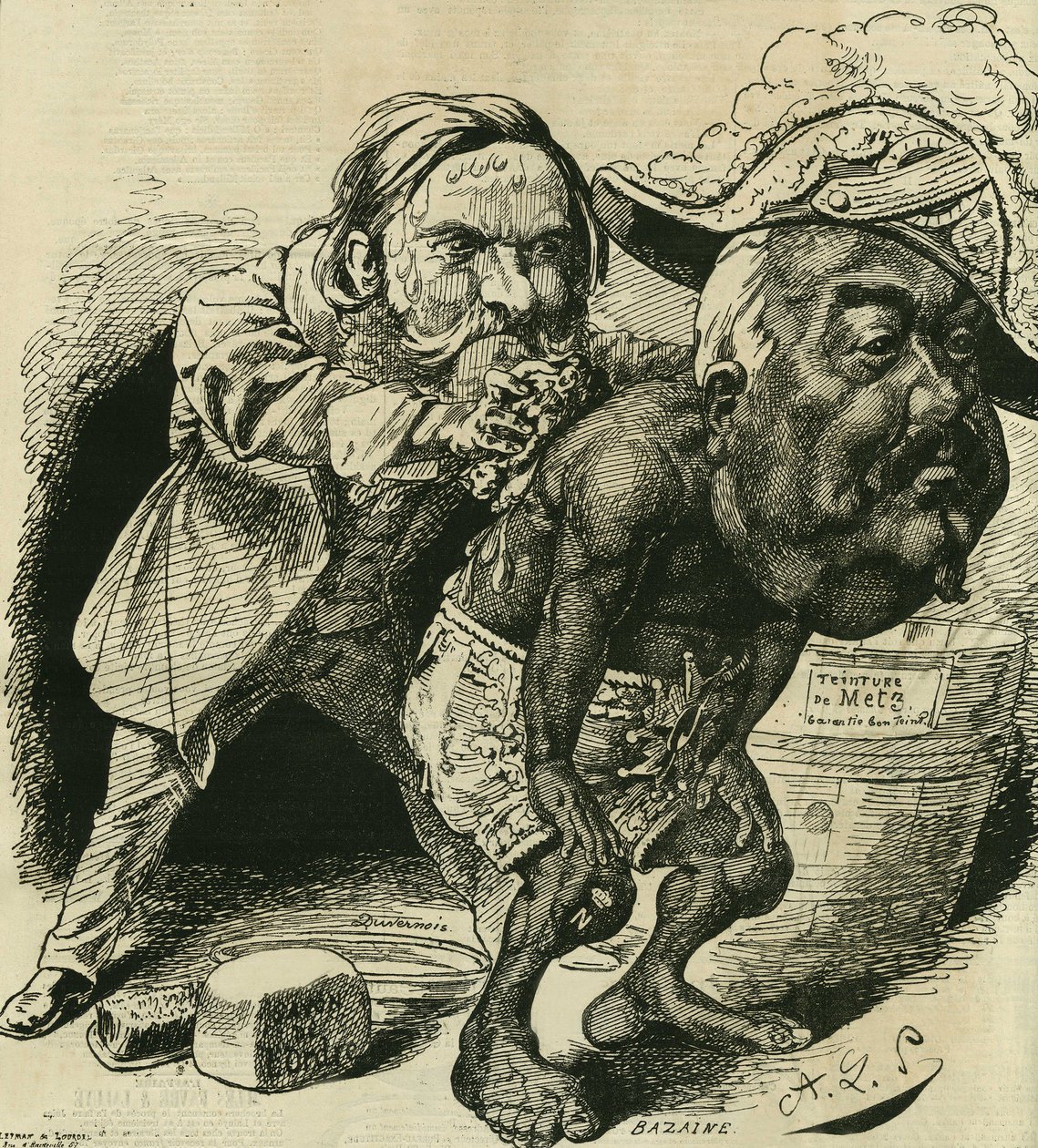 Clement Duvernois (1836-1879), político francés, intentó limpiar a Francois Achille Bazaine de Alfred Le Petit