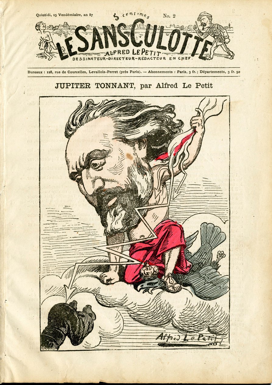 Portada de “The Sans-Panties”, número 2, Satírico en colores de Alfred Le Petit