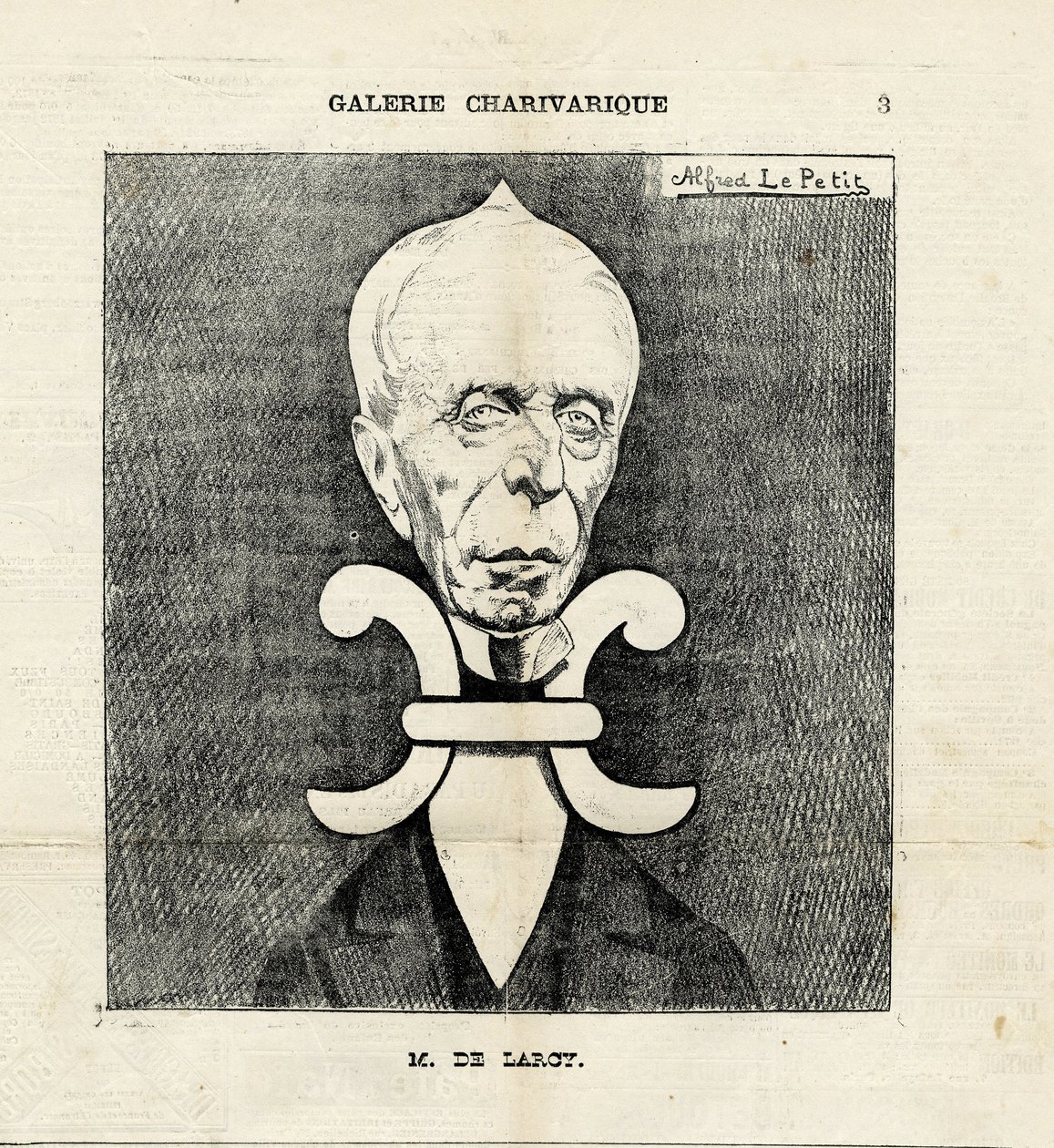 Ilustración de Alfred Le Pete (1841-1909) en Le Charivari de Alfred Le Petit