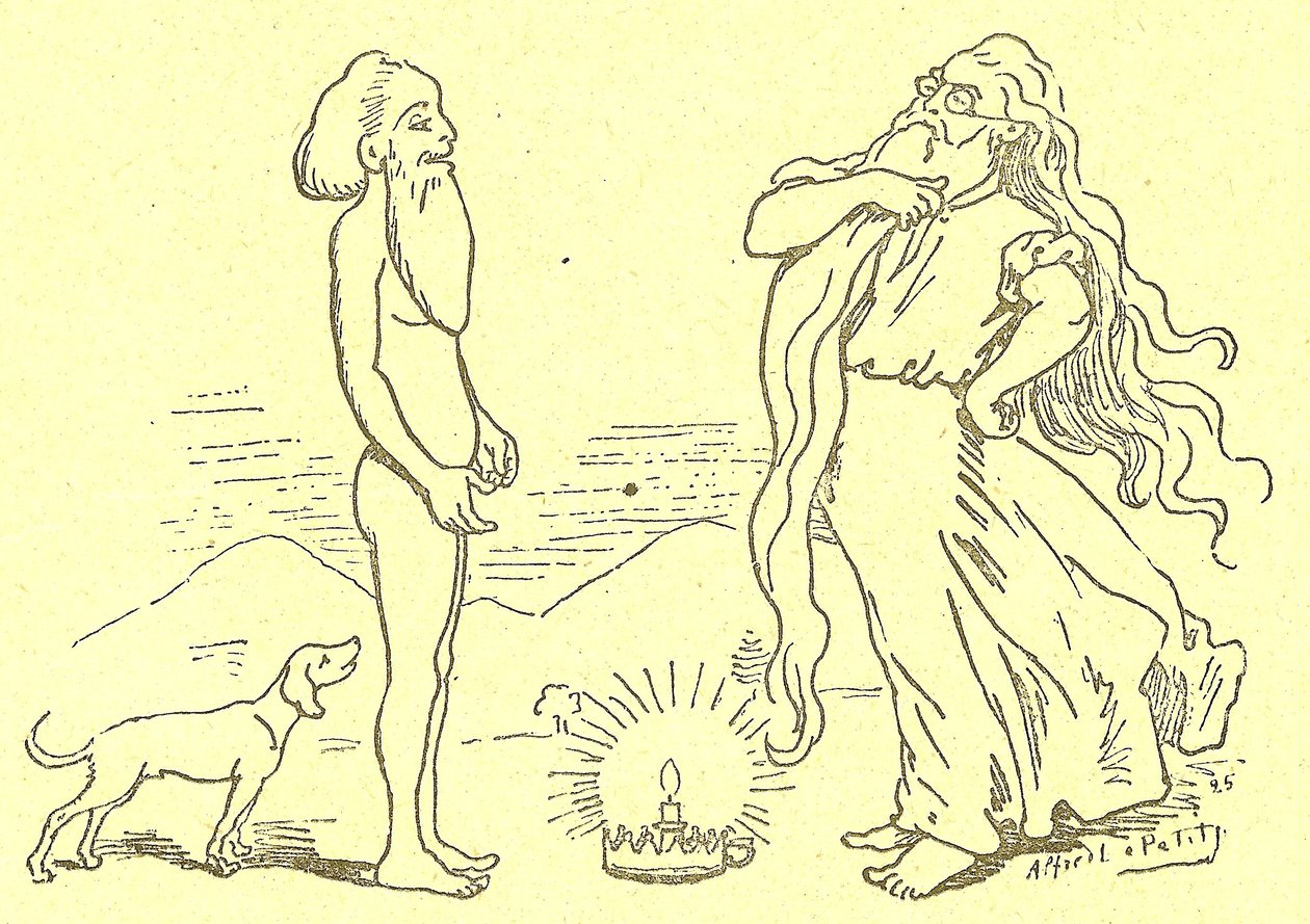 Ilustración de Alfred Le Pete en Gros-Jean y su cura de Alfred Le Petit