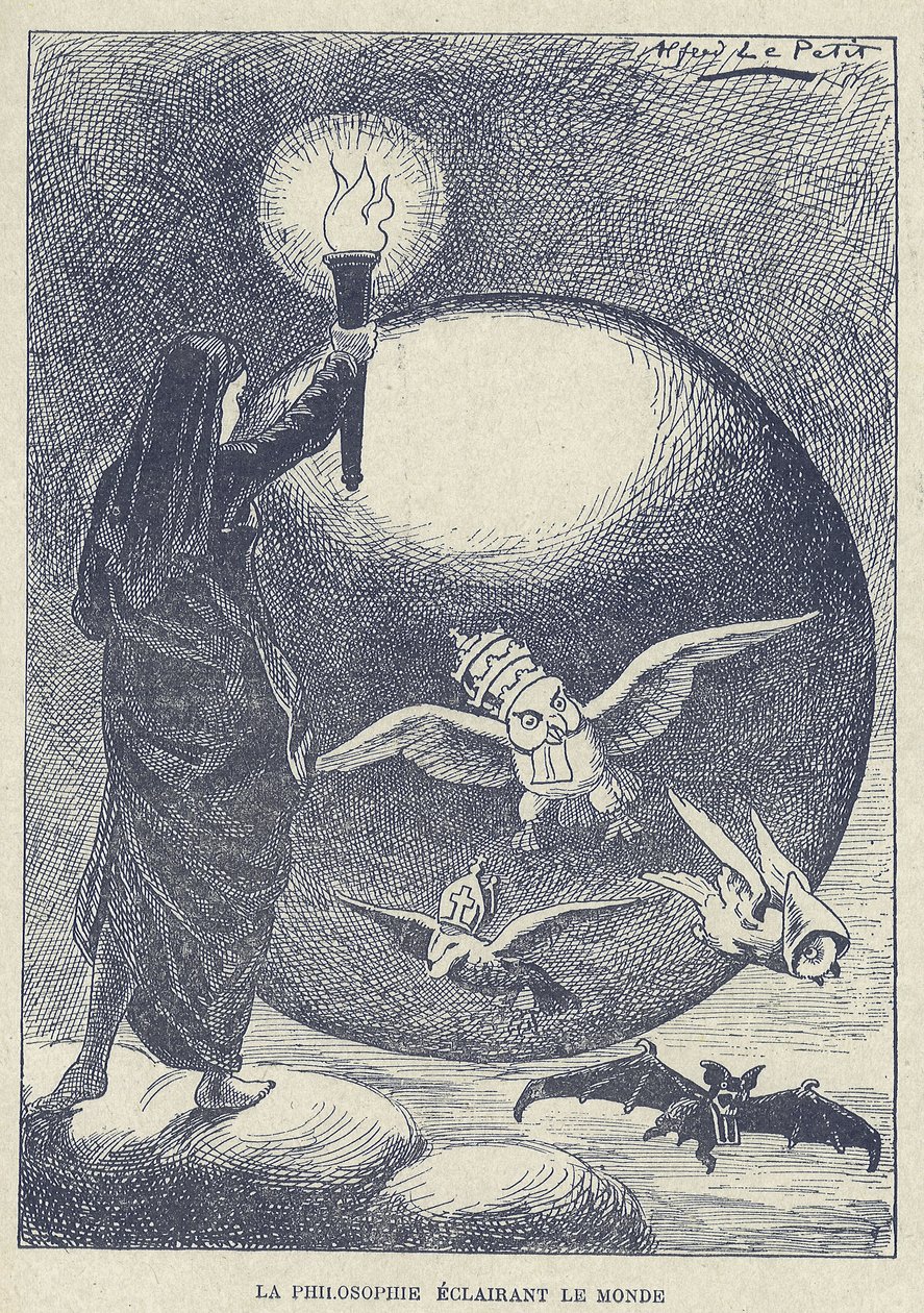 Ilustración de Alfred Le Petit (1841-1909) en Gros-Jean et son cure de Alfred Le Petit
