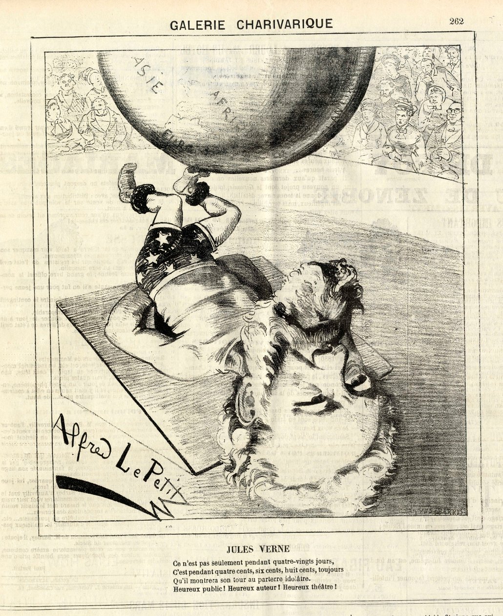 Le Charivari, Satírico en N & B de Alfred Le Petit