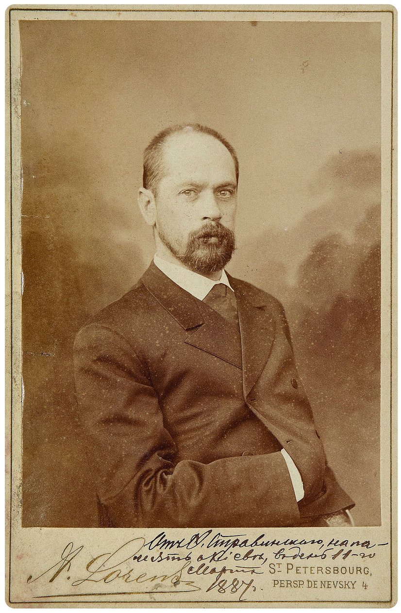 Feodor Stravinski (1843-1902) - Retrato del bajo cantante de ópera Fyodor Ignatievich Stravinsky (1843-1902) - Petersburgo Estudio fotográfico Alfred Lorens. Fotografía de Alfred Lorens