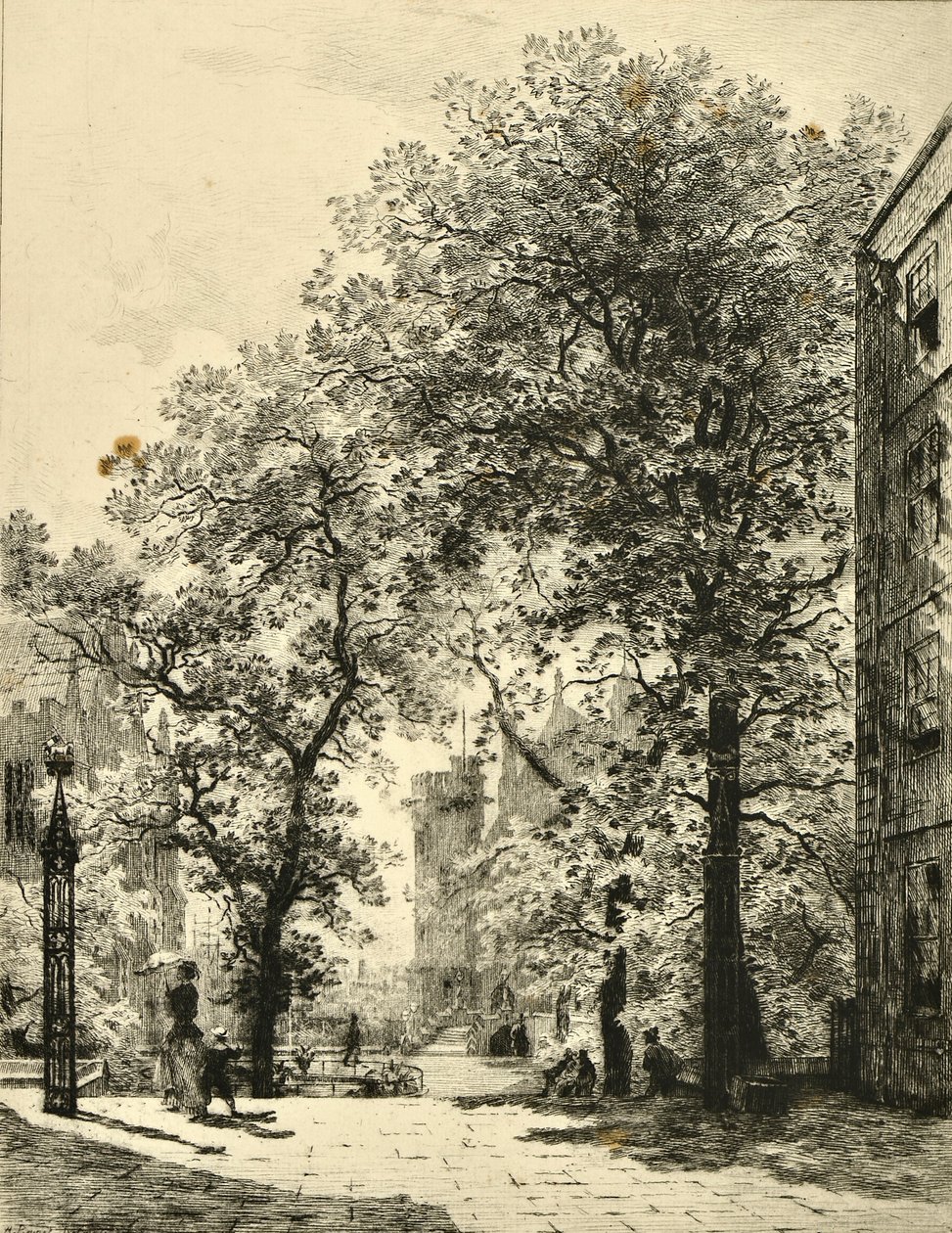 Fountain Court, Temple de Alfred Louis Brunet Debaines