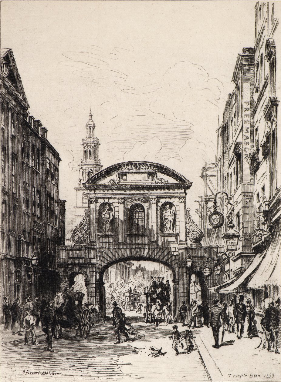 Temple Bar de Alfred Louis Brunet Debaines