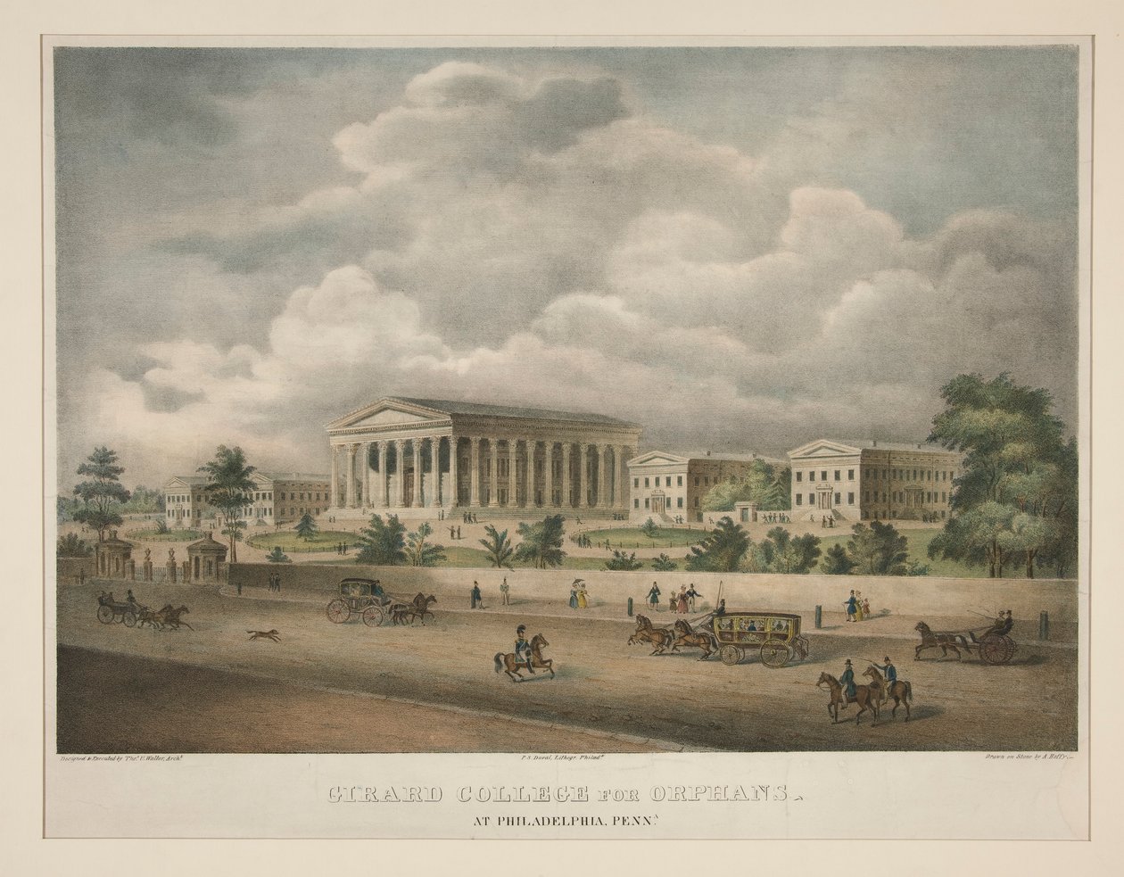 Girard College for Orphans - en Filadelfia, Penna. de Alfred M. Hoffy