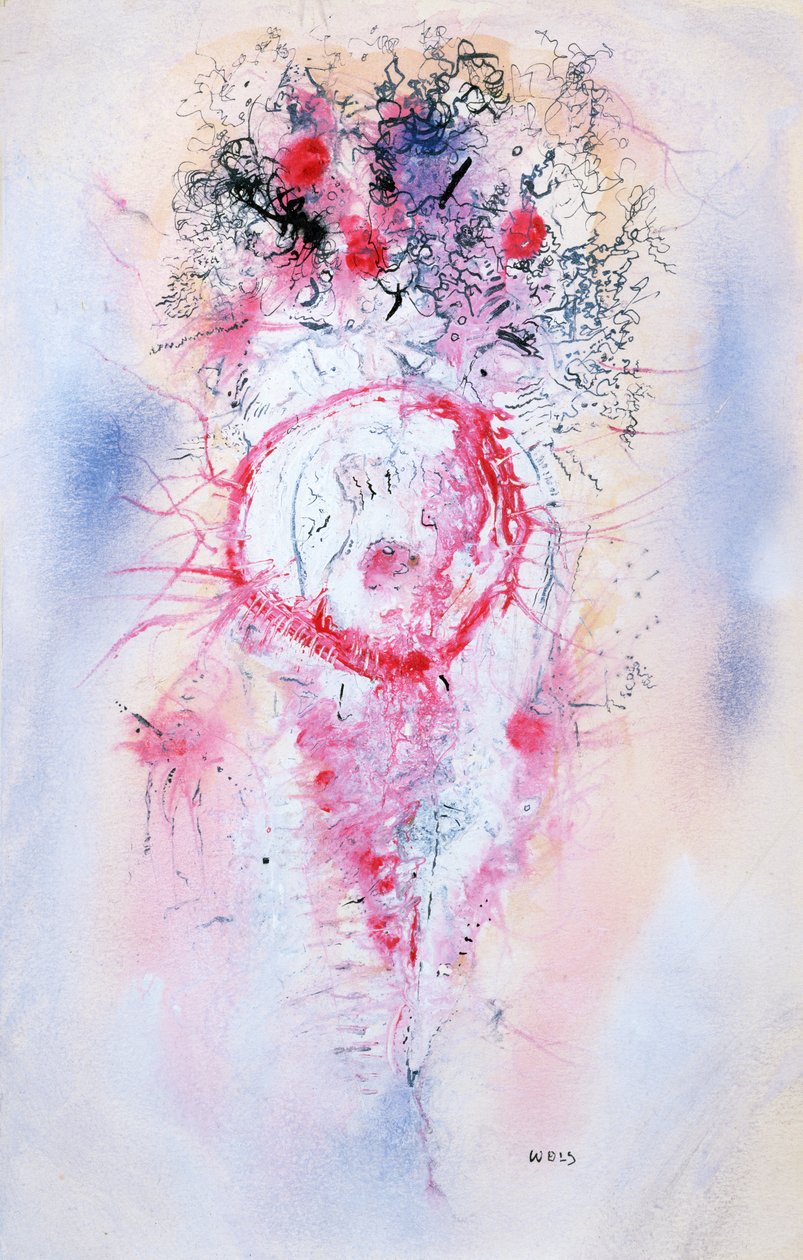 Composición, c.1950 (gouache sobre papel) de Alfred Otto Wolfgang Schulze Wols