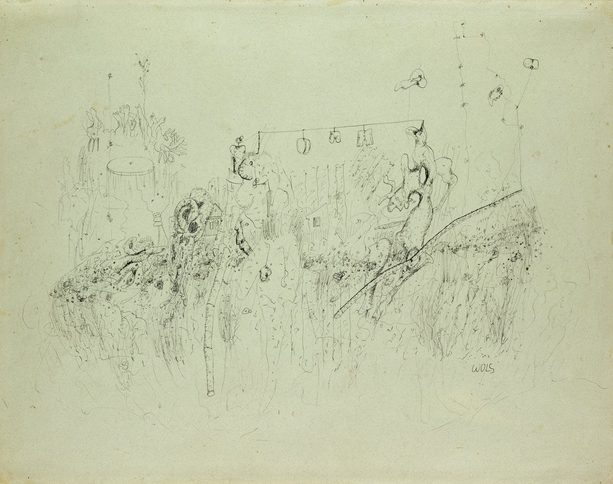 Sin título, c.1941-42 (tinta china sobre papel) de Alfred Otto Wolfgang Schulze Wols
