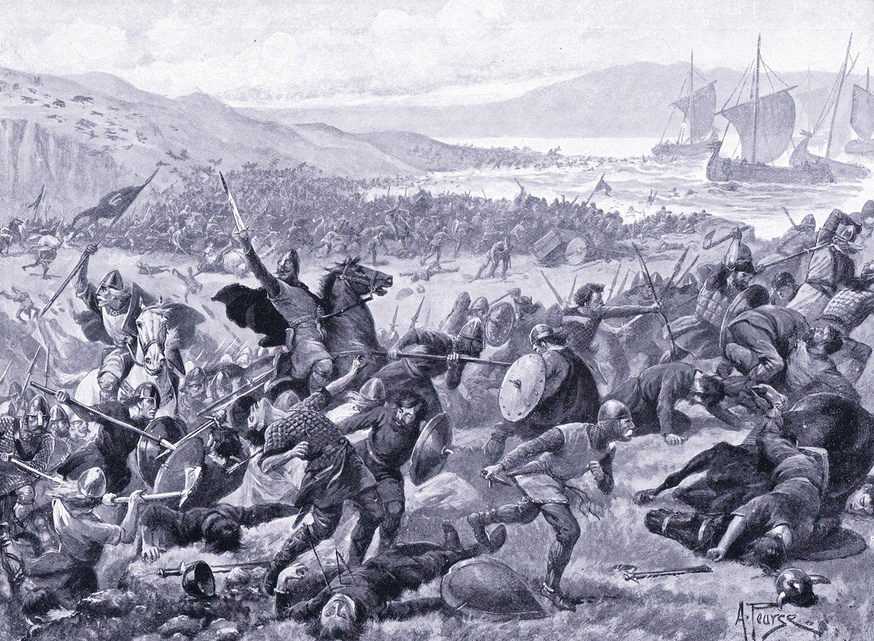 La gran batalla de Brunanburh AD937 de Alfred Pearse