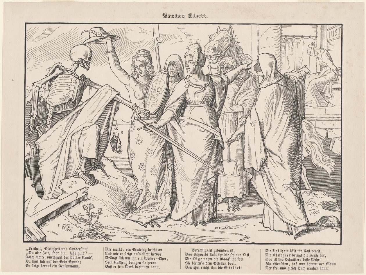 Auch ein Todtentanz I de Alfred Rethel