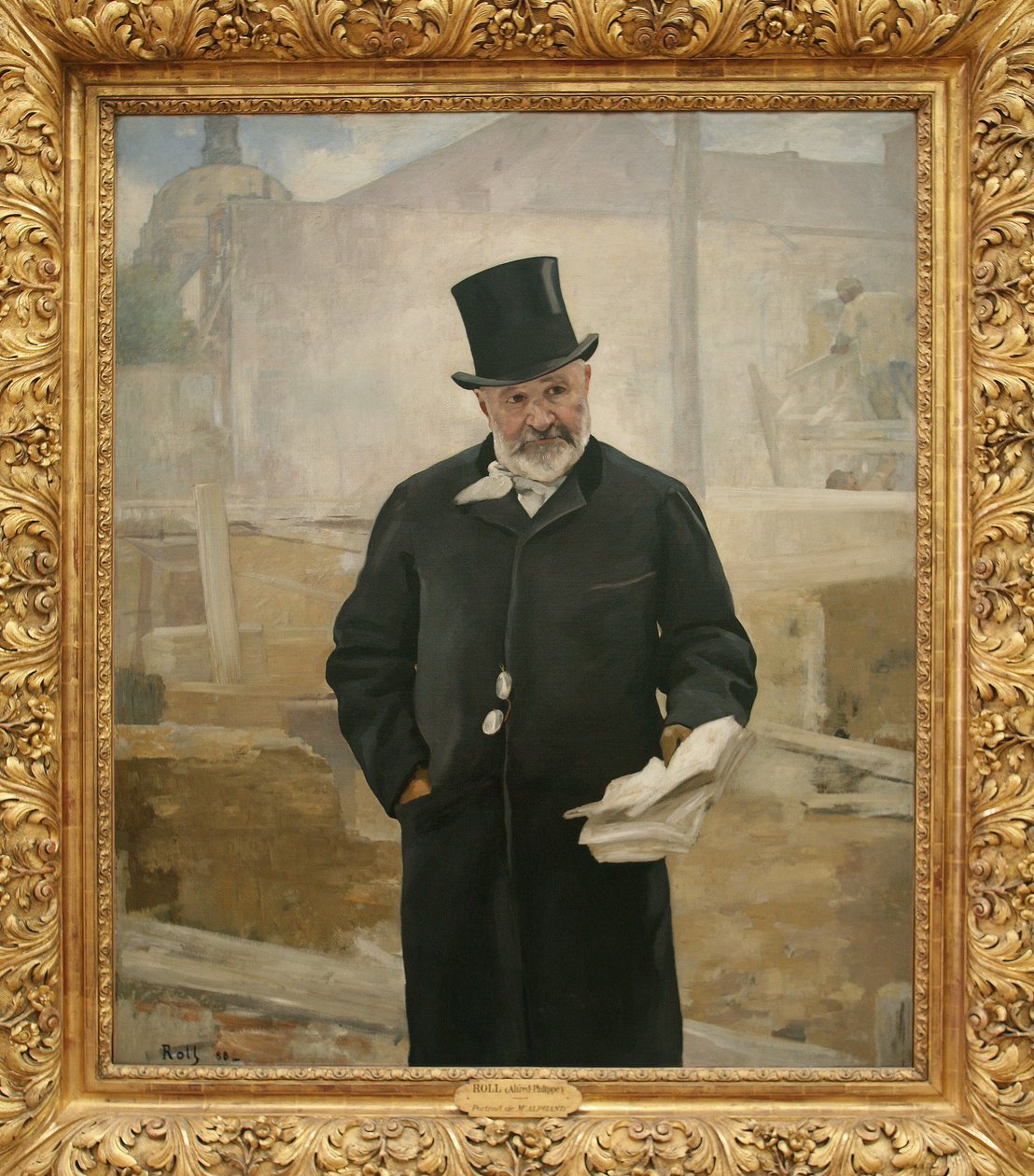 Retrato de Adolphe Alphand (1817-1891) de Alfred Roll
