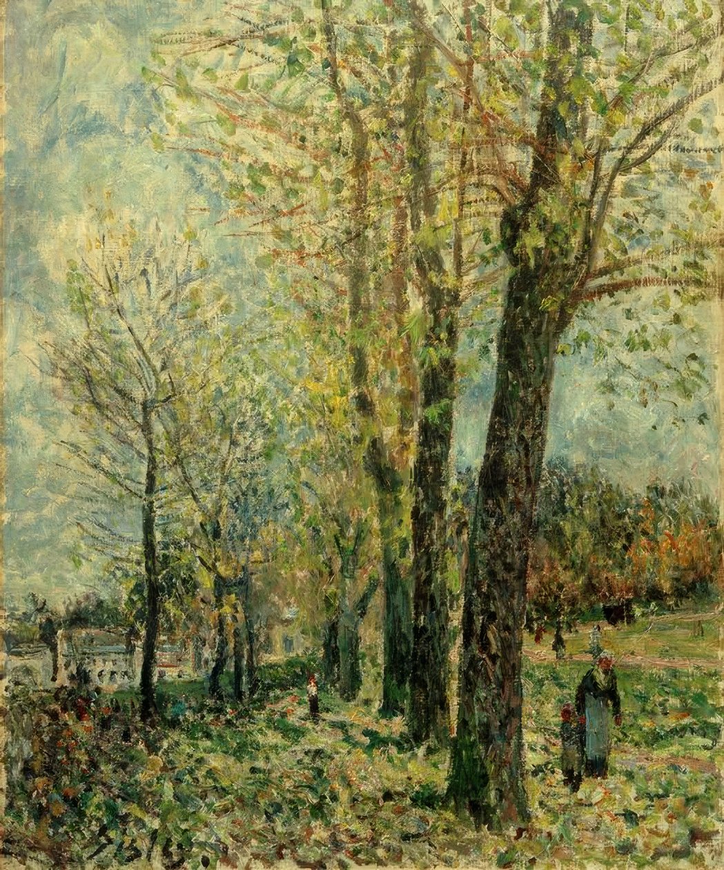 A.Sisley, Paisaje en los alrededores de Moret de Alfred Sisley