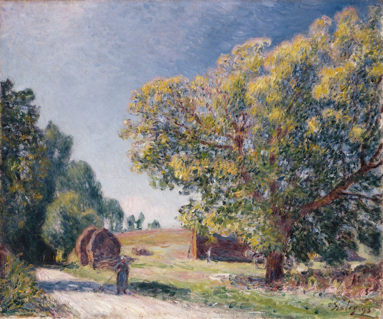 Un Claro en el Bosque, 1895 de Alfred Sisley