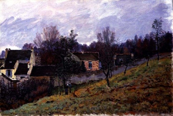 Otoño en Louveciennes de Alfred Sisley