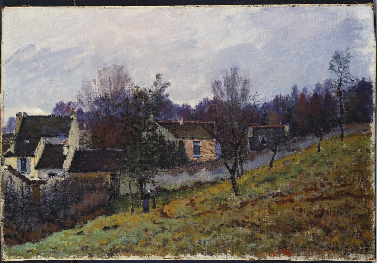 Otoño en Louveciennes, 1873 de Alfred Sisley