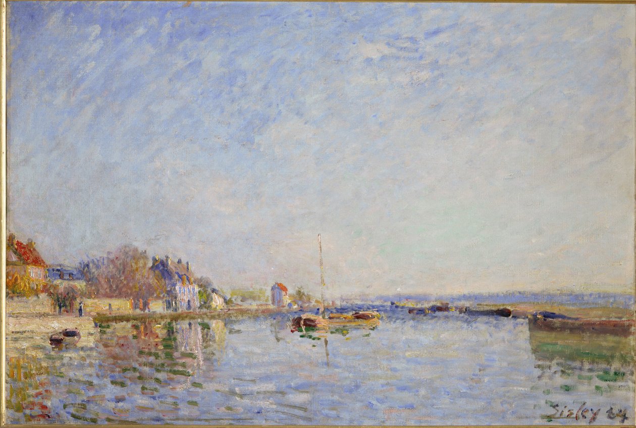 Canal del Loing de Alfred Sisley