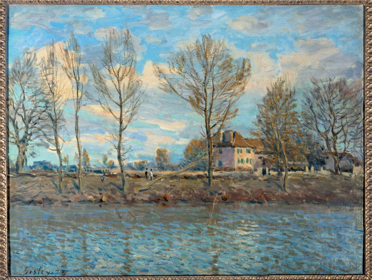 Isla de la Grande Jatte; Neuilly sur Seine de Alfred Sisley