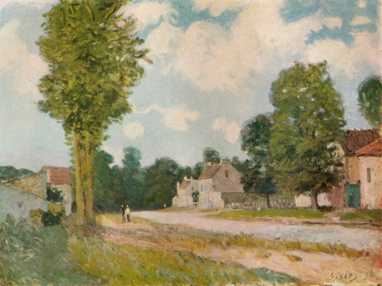 La Ruta de Versalles, siglo XIX, 1929 de Alfred Sisley