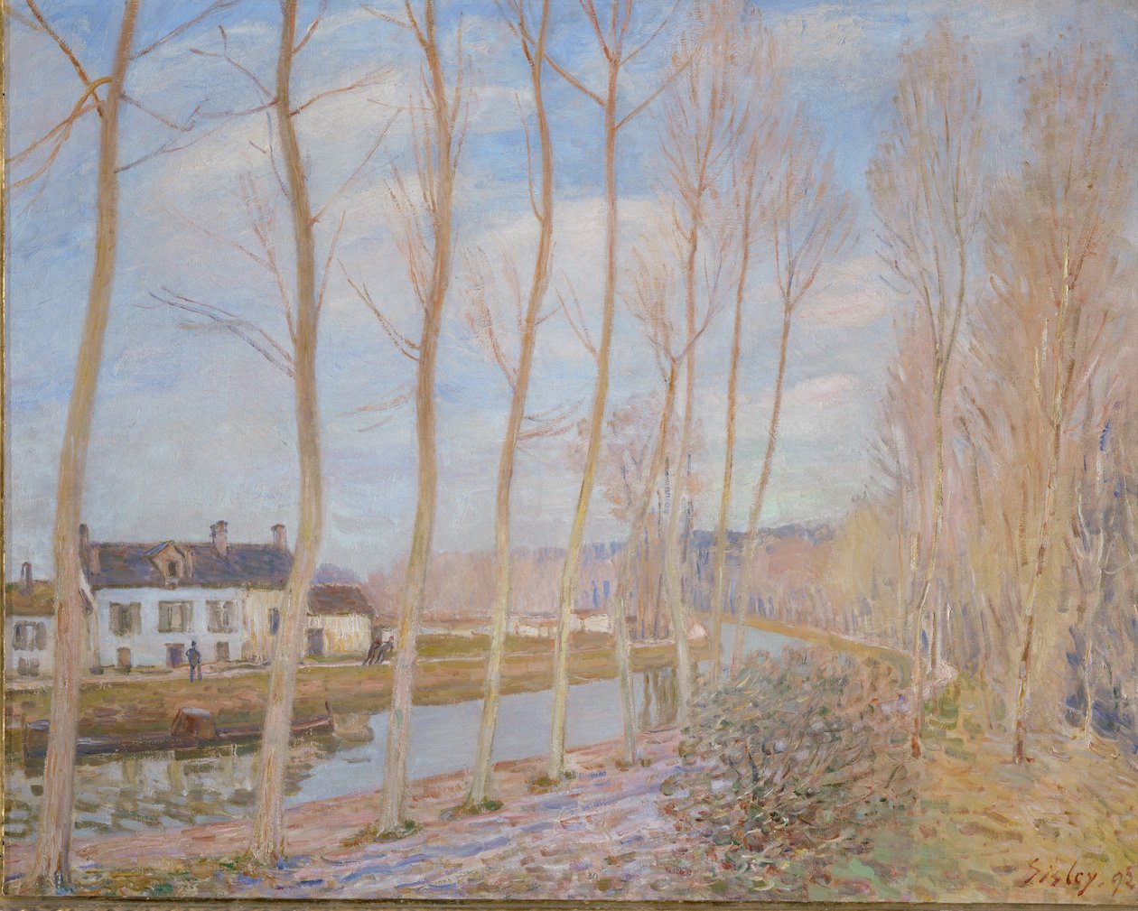 Canal de Loing de Alfred Sisley