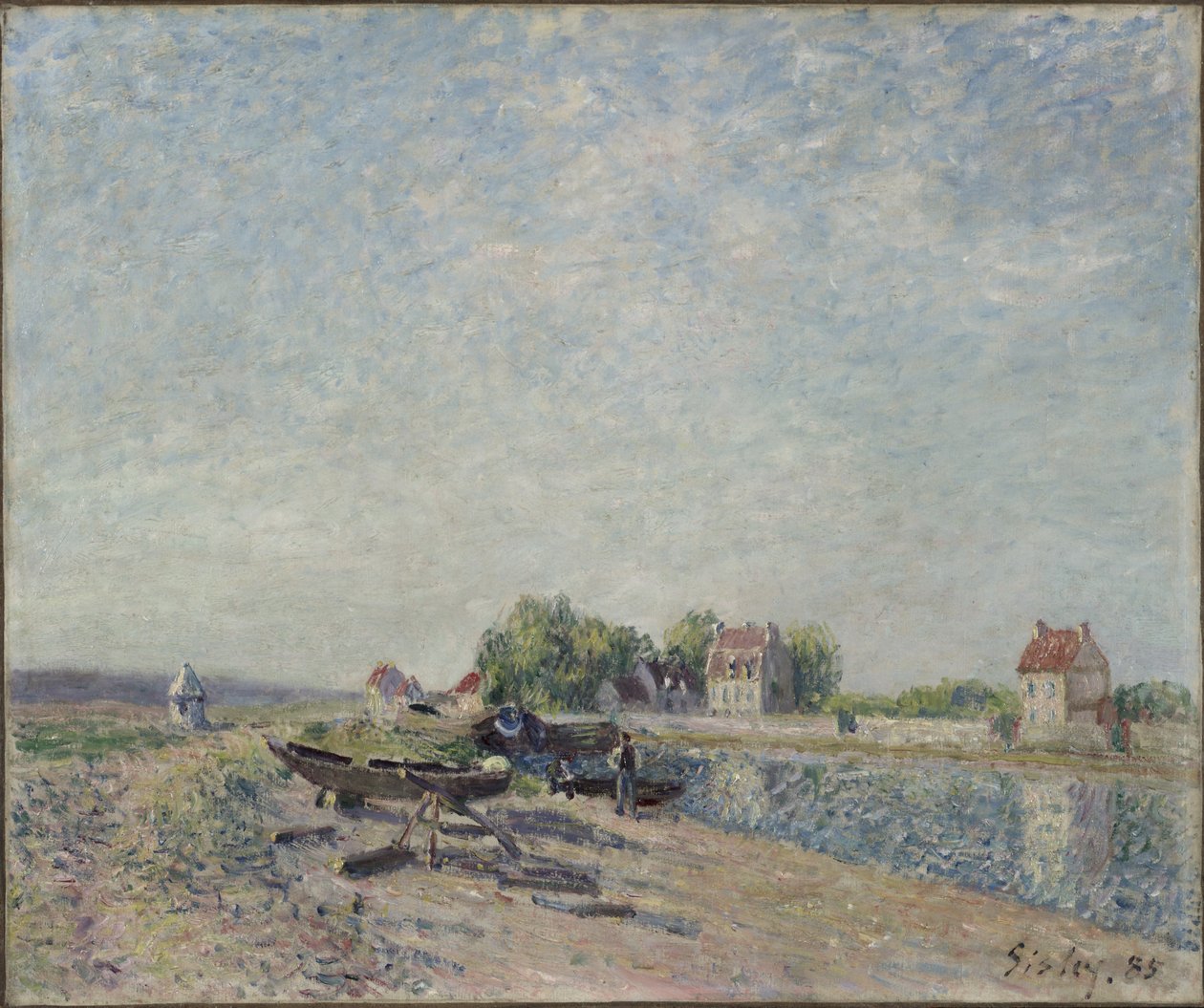 Saint-Mammès, Canal de Loing de Alfred Sisley