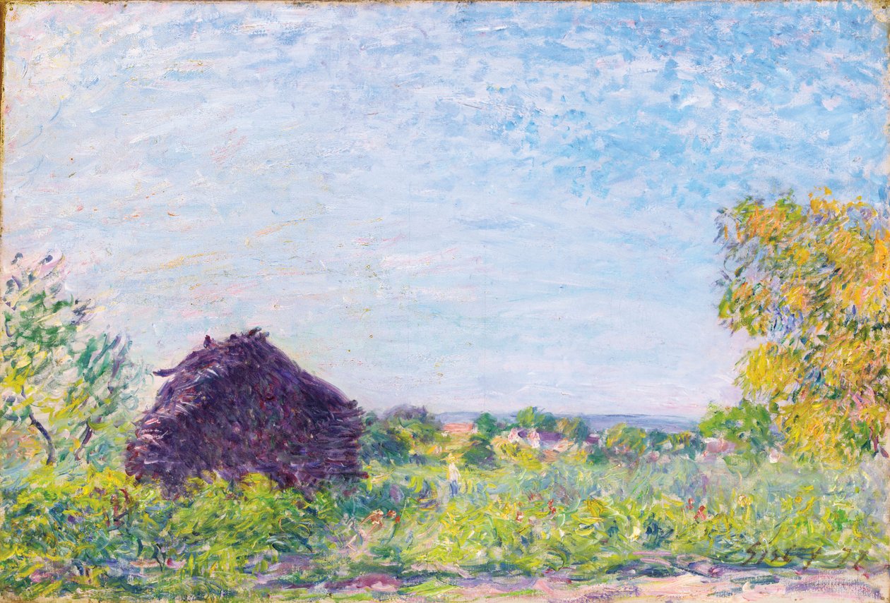 El pajar, 1877 de Alfred Sisley