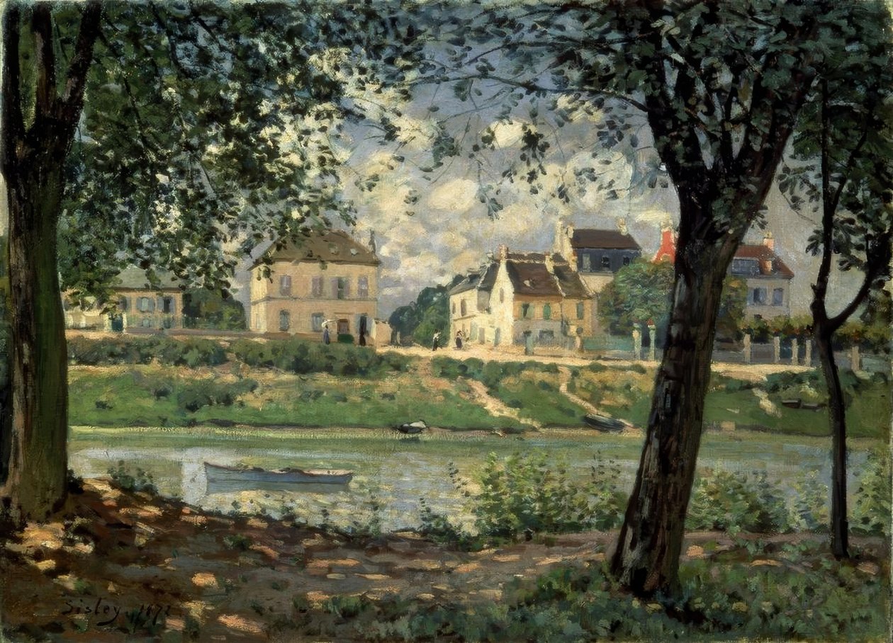 Villeneuve-la-Garenne de Alfred Sisley