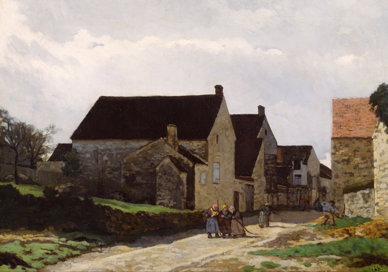 Mujeres yendo al bosque de Alfred Sisley