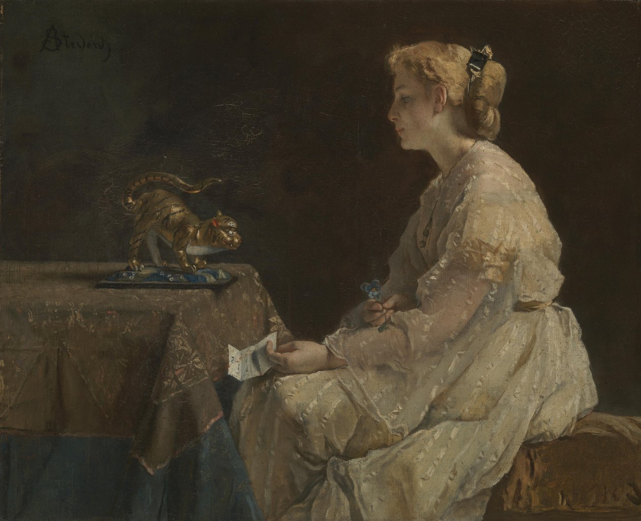 El Presente, c. 1870 de Alfred Emile Stevens