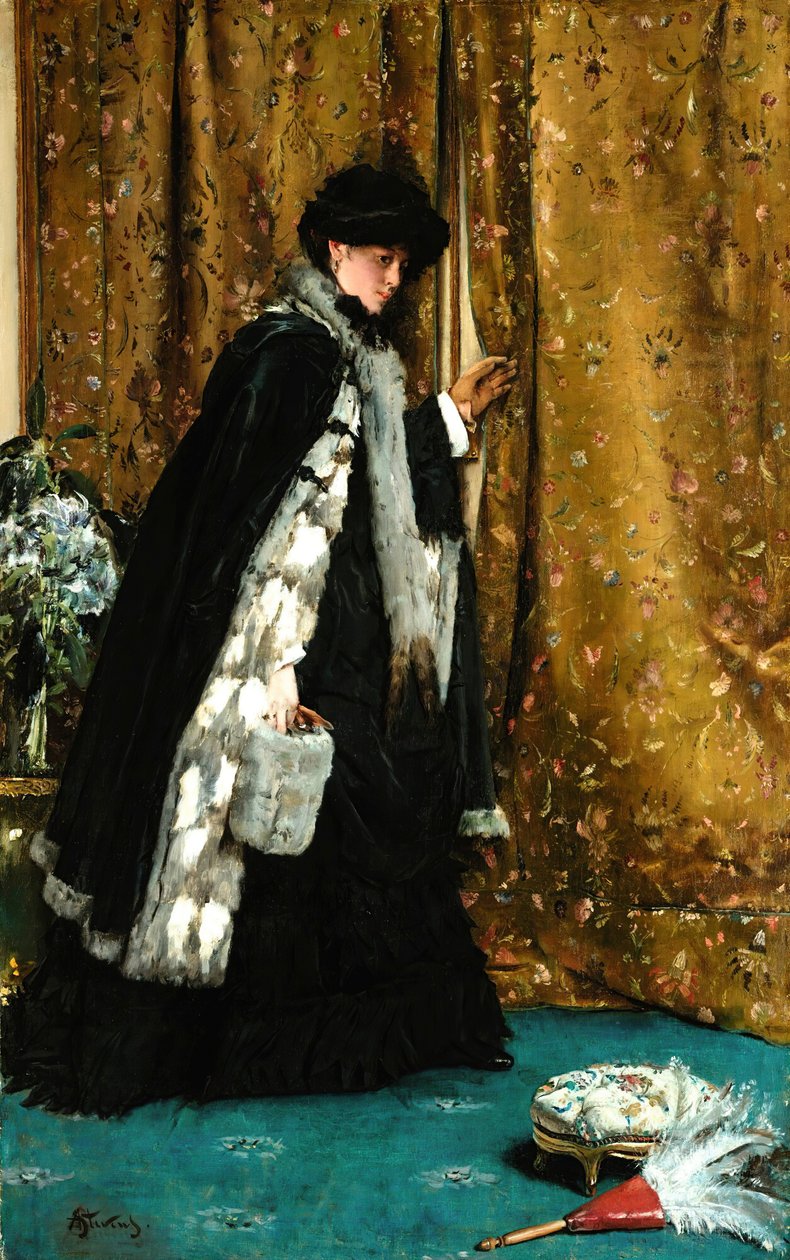 La visita matutina de Alfred Emile Stevens
